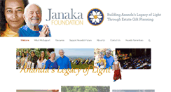 Desktop Screenshot of janakafoundation.org