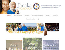 Tablet Screenshot of janakafoundation.org